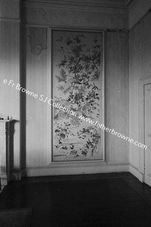 HEYWOOD HOUSE  CHINESE TAPESTRY IN BEDROOM